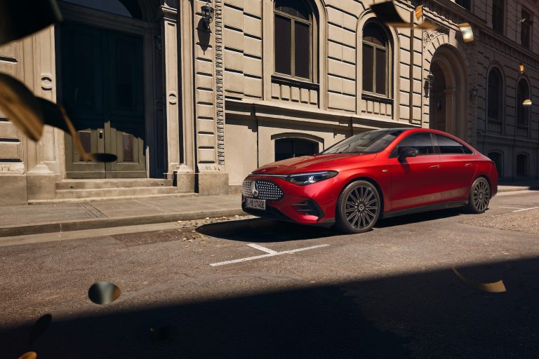 Mercedes-Benz CLA with EQ Technology electric sedan