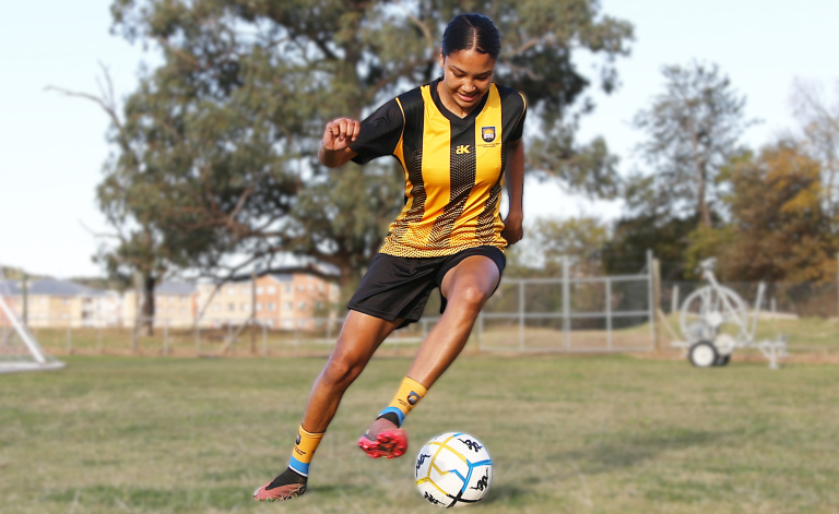 University of Fort Hare Baby Wolves players during a women's football match