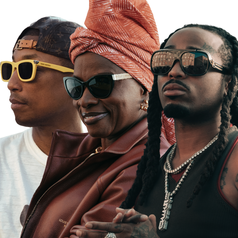 Angélique Kidjo in the new Bando music video featuring Pharrell Williams and Quavo