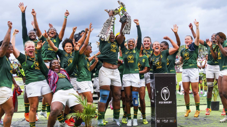 Springbok Women celebrating their rise in South African rugby