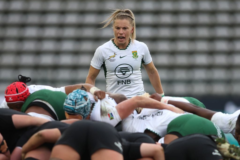 Springbok Women celebrating their rise in South African rugby