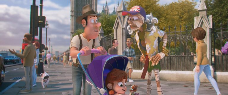 Tad and The Magic Lamp animated adventure featuring Tad and his friends on a time-travelling journey