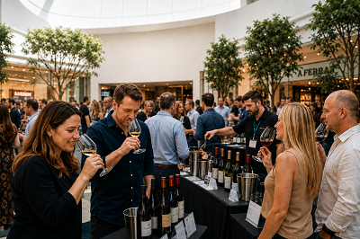 Fine Wine Awards Trophy Winners tasting at Cavendish Square Cape Town