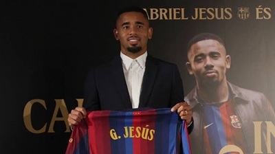 Gabriel Jesus joins Barcelona from Arsenal