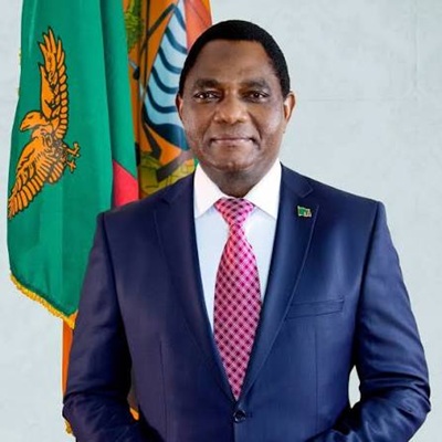 Zambia President Hakainde Hichilema at his second-term inauguration