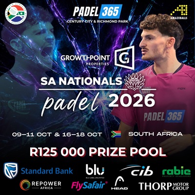 Padel Nationals South Africa 2026 at Padel 365 Cape Town